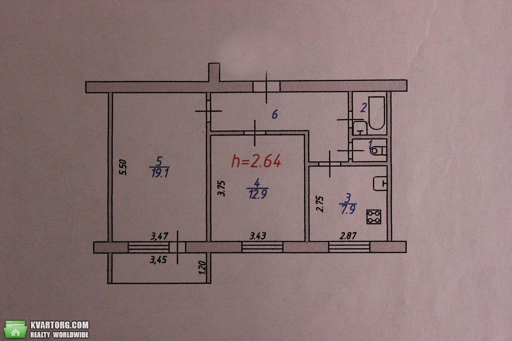 Sell 2-room apartment. Днепропетровск, Прогрессивная ул. — photo 1