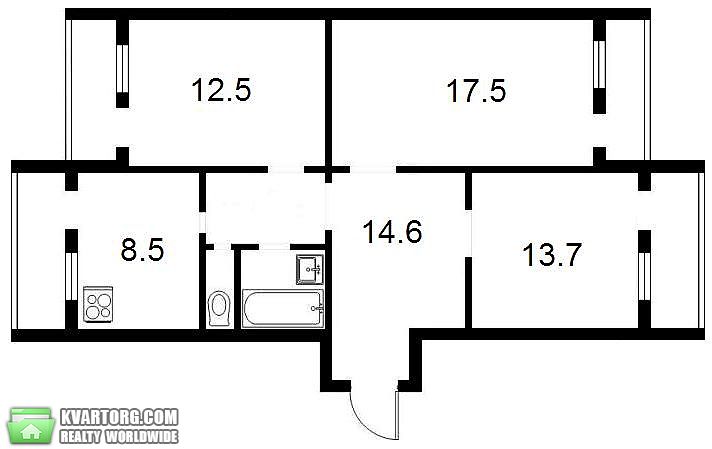 Sell 3-room apartment. Киев,  Михаила Гришко — photo 7