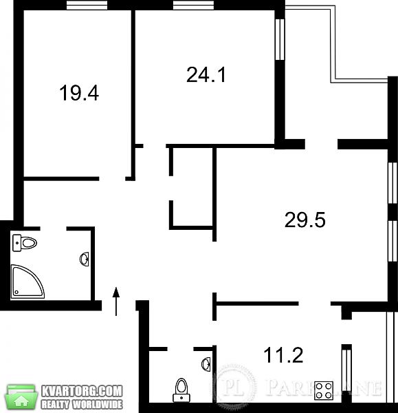 Sell 3-room apartment. Киев, Срибнокильская — photo 7