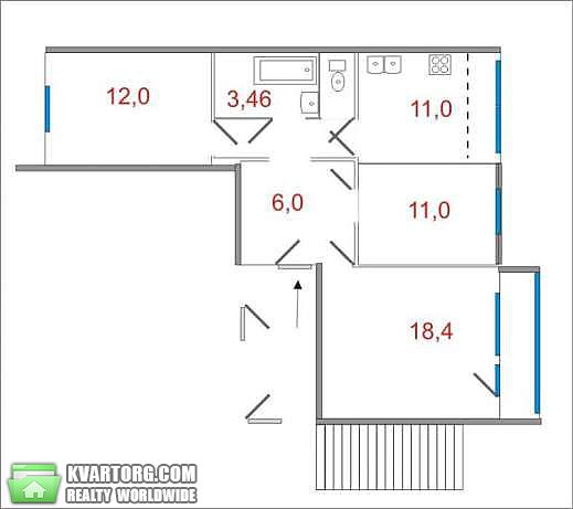 Sell 3-room apartment. Киев,  Автозаводская — photo 7