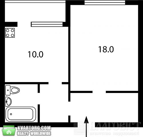 Sell 1-room apartment. Киев, Данькевича — photo 4