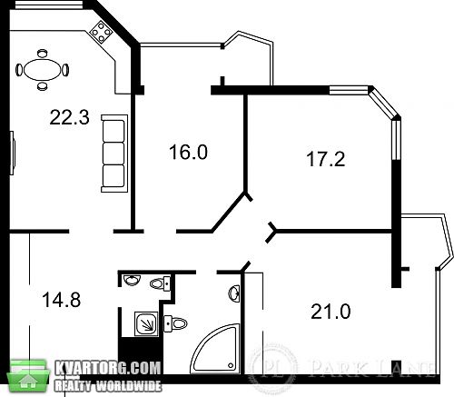 Sell 4-room apartment. Киев, Кудряшова — photo 2