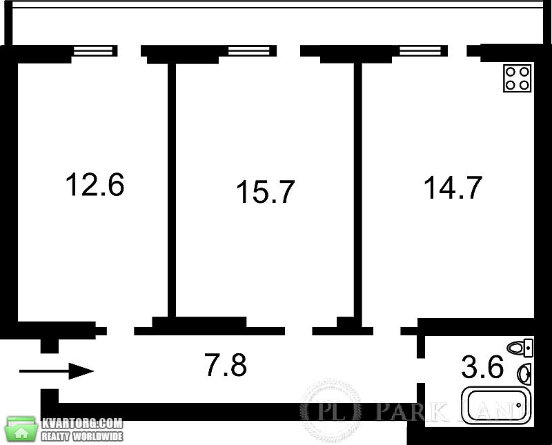 Sell 2-room apartment. Киев,  Вильямса — photo 2
