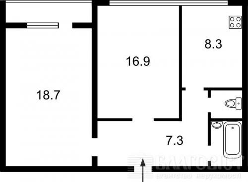 Sell 2-room apartment. Киев, Толстого Льва — photo 2