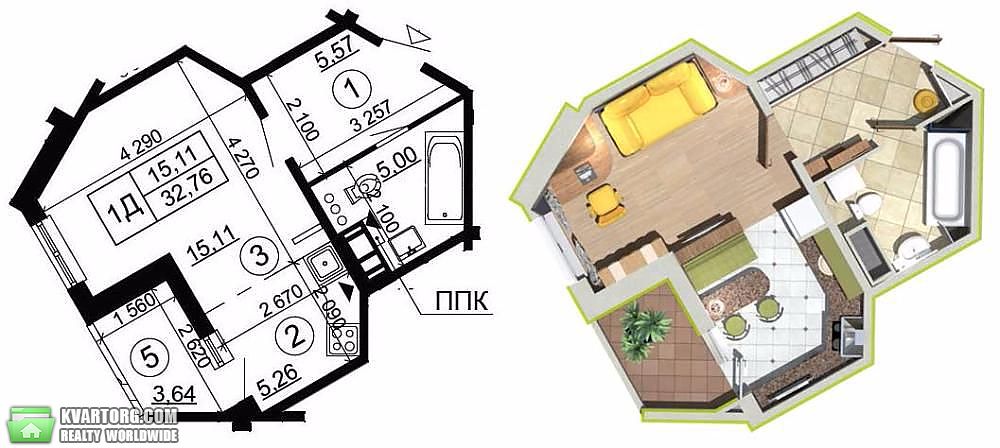 Sell 1-room apartment. Киев,  Глушкова пр — photo 4