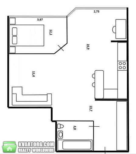 Sell 2-room apartment. Киев,  Гетьмана — photo 6