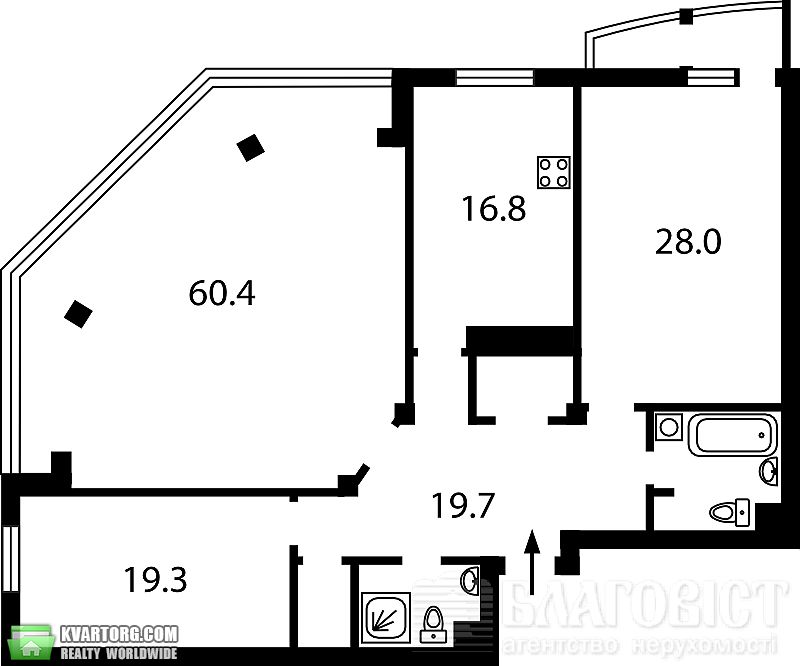 Sell 3-room apartment. Киев, Григоренко пр — photo 6