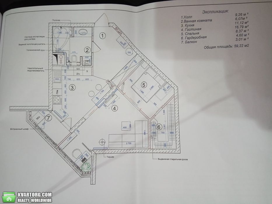 Sell 1-room apartment. Киев,  Ломоносова — photo 8