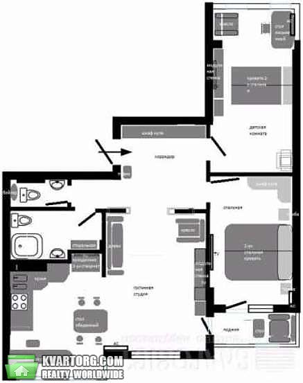 Sell 3-room apartment. Киев,  Драгоманова — photo 9