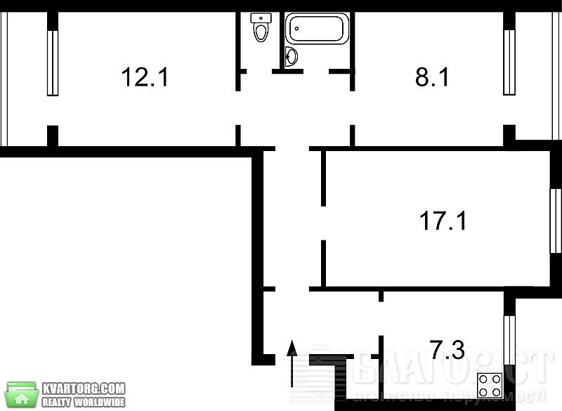Sell 3-room apartment. Киев,  Героев Днепра — photo 2