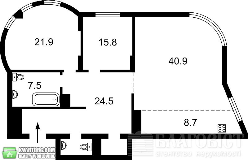 Sell 3-room apartment. Киев,  Клименко — photo 1