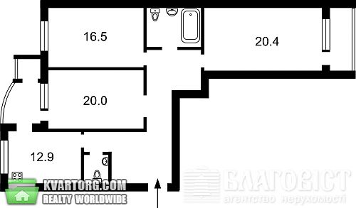 продам 3-комнатную квартиру. Киев,  Ахматовой - фото 6