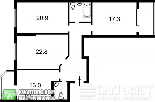Sell 3-room apartment. Киев, Гмыри — photo 7
