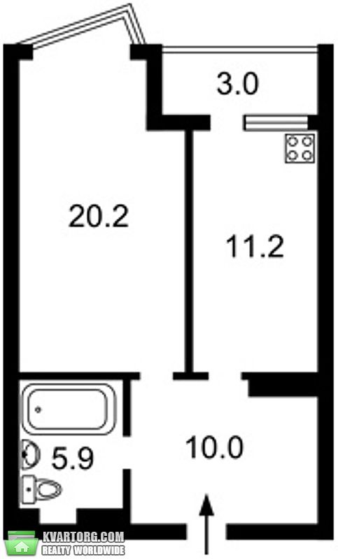 Sell 1-room apartment. Киев,  Драгоманова — photo 2