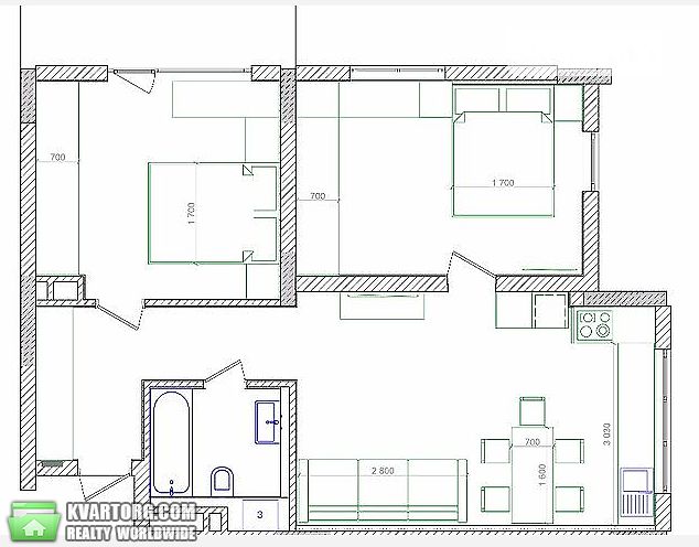 Sell 2-room apartment. Киев,  Ломоносова — photo 4