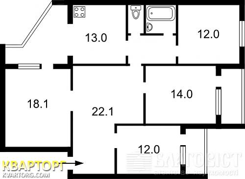 Sell 4-room apartment. Киев,  Героев Сталинграда пр — photo 2