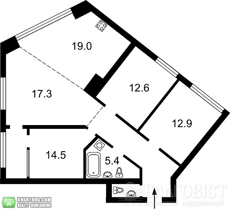 Sell 3-room apartment. Киев,  Липковского — photo 2
