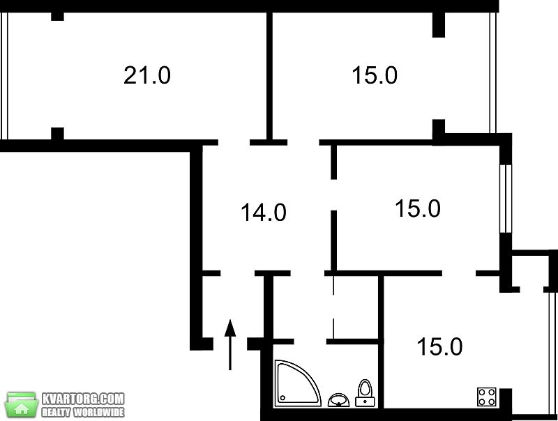 Sell 3-room apartment. Киев,  Урловская — photo 3