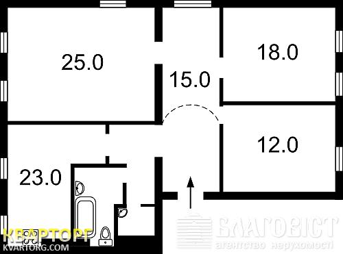 Sell 3-room apartment. Киев, Горького — photo 4