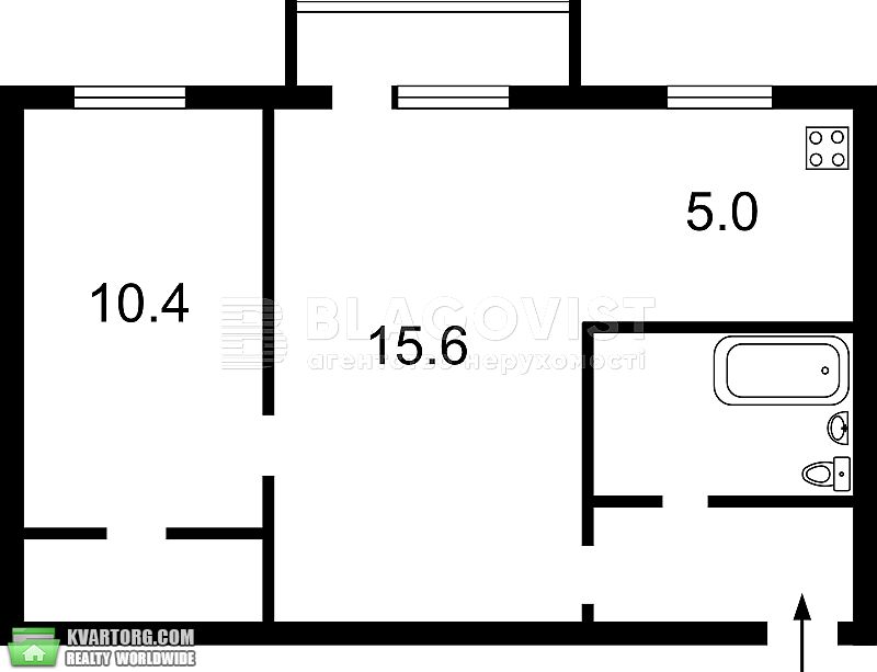 Sell 2-room apartment. Киев,  Госпитальная — photo 2