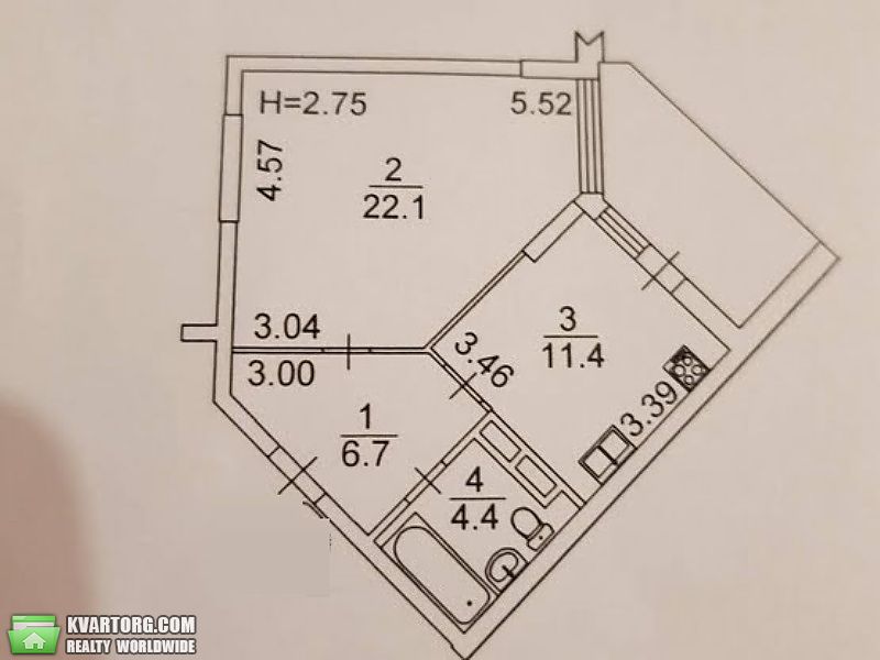 Sell 1-room apartment. Киев,  Панельная — photo 3