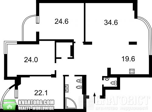 Sell 4-room apartment. Киев, Старонаводницкая — photo 2