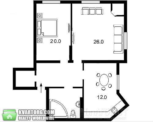 Rent out 2-room apartment. Киев,  Героев Сталинграда пр — photo 6