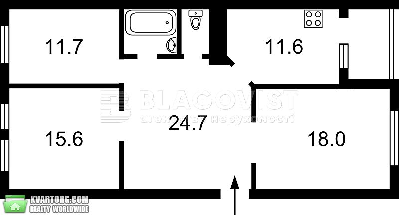 Sell 3-room apartment. Киев, Ушакова Николая — photo 2