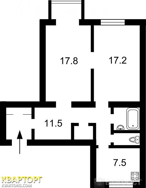 Sell 2-room apartment. Киев,  Гагарина пр — photo 2
