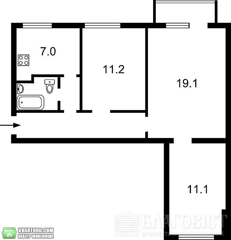Sell 3-room apartment. Киев,  Героев Сталинграда пр — photo 3