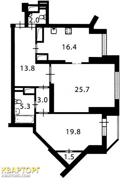 Sell 2-room apartment. Киев,  Княжий Затон — photo 6