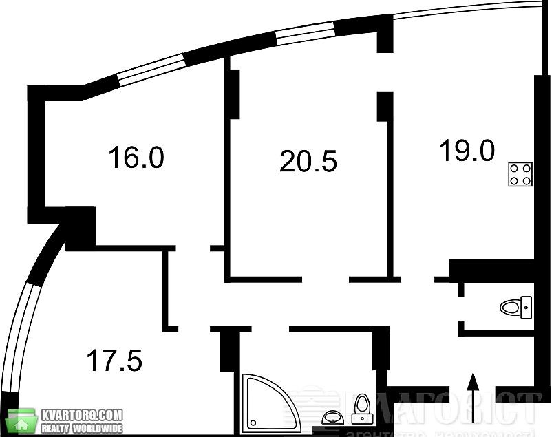 Sell 3-room apartment. Киев, Победы пр — photo 2