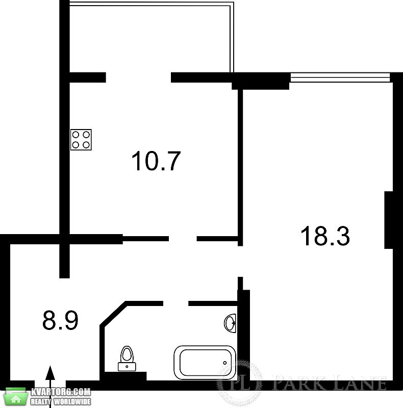 Sell 1-room apartment. Киев,  Гмыри — photo 6