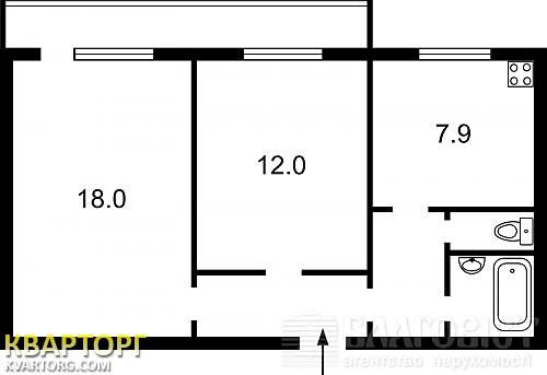 Sell 2-room apartment. Киев, Тростянецкая — photo 2
