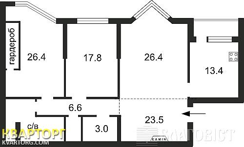 Sell 3-room apartment. Киев,  Щорса — photo 2
