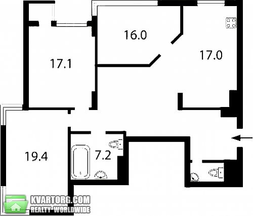 Sell 3-room apartment. Киев,  Краснозвездный просп — photo 10