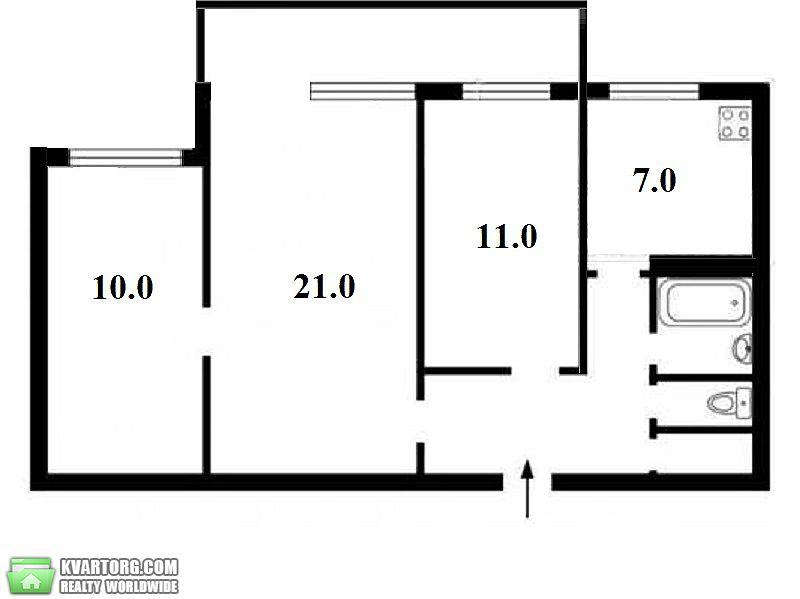 Sell 3-room apartment. Киев, Зодчих — photo 2