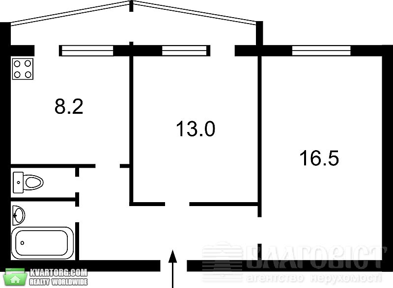 Sell 2-room apartment. Киев,  Здолбуновская — photo 7