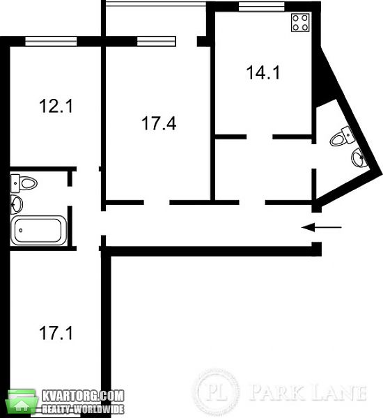 Sell 3-room apartment. Киев,  Драгоманова — photo 4