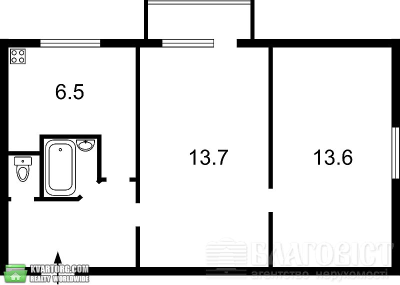 Sell 2-room apartment. Киев,  Энтузиастов — photo 2