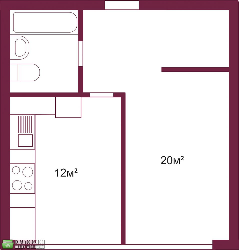 Sell 1-room apartment. Одесса,  Дружбы Народов — photo 2