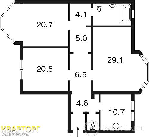 Sell 3-room apartment. Киев, Маршала Тимошенка — photo 6
