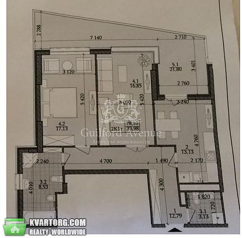 Sell 2-room apartment. Киев, Кудри Ивана — photo 4