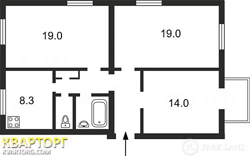 Sell 3-room apartment. Киев,  Киквидзе — photo 2