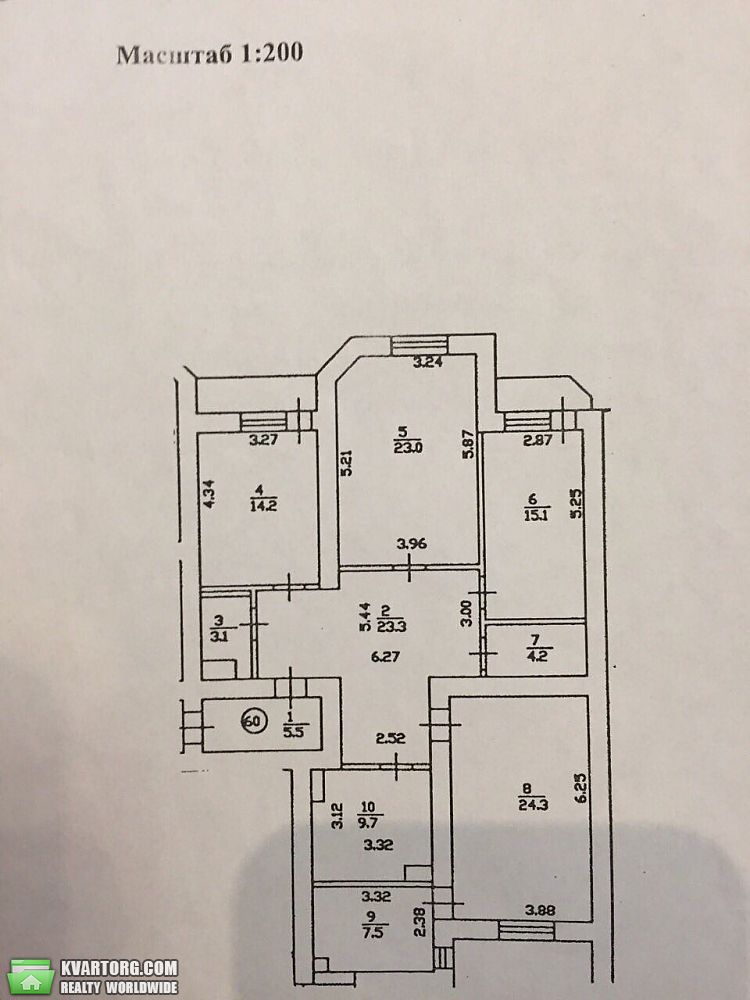 Rent out 3-room apartment. Киев,  Кадетский Гай — photo 9