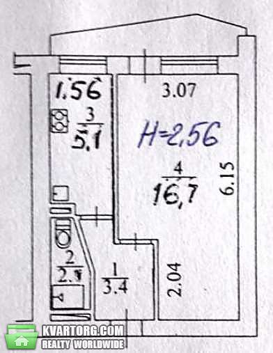 Sell 1-room apartment. Киев,  Златопольская — photo 2