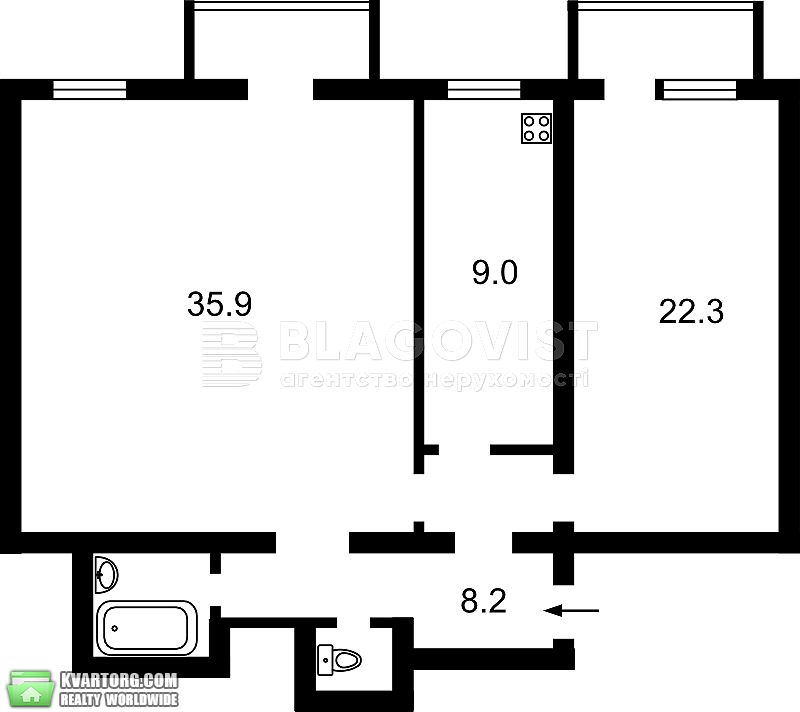 Sell 3-room apartment. Киев, Рильський провулок — photo 1