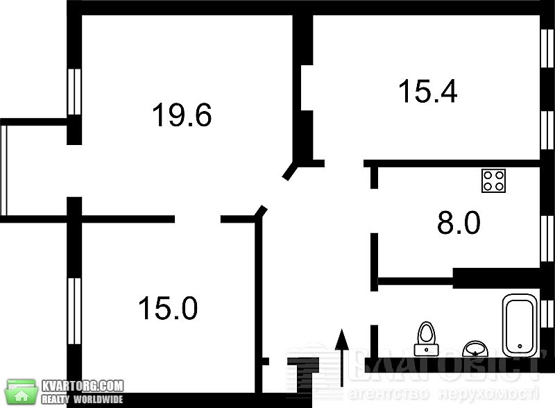 Sell 3-room apartment. Киев,  Тургеневская — photo 4