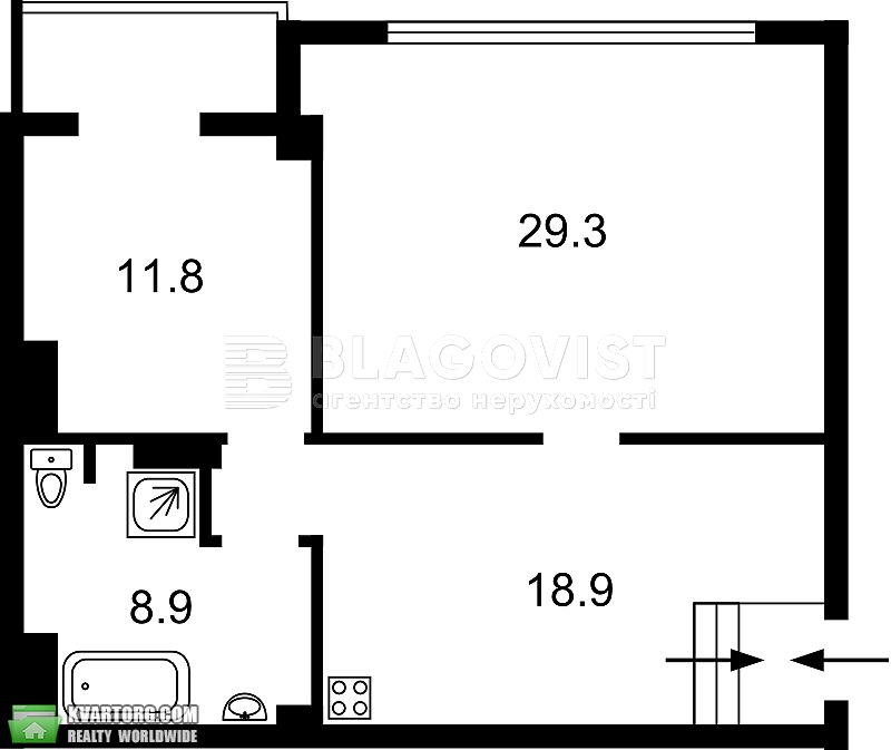 Sell 2-room apartment. Киев, малевича — photo 2