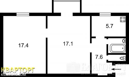 Sell 2-room apartment. Киев,  Гоголевская — photo 2